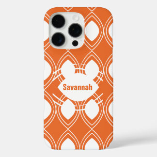 Orange Tear Drop Any Color Personalized iPhone 16 Pro Case