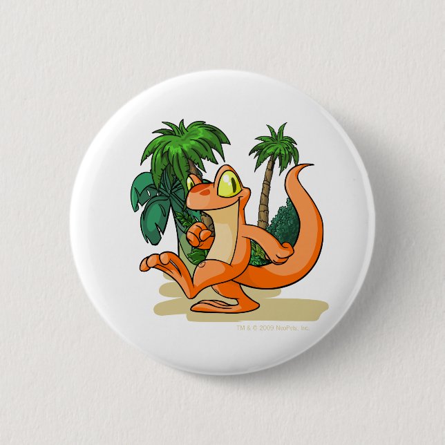 Orange Techo on a Mystery Island quest Button (Front)