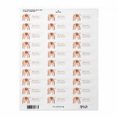 Orange Terracotta Boho | Rainbow Label (Full Sheet)