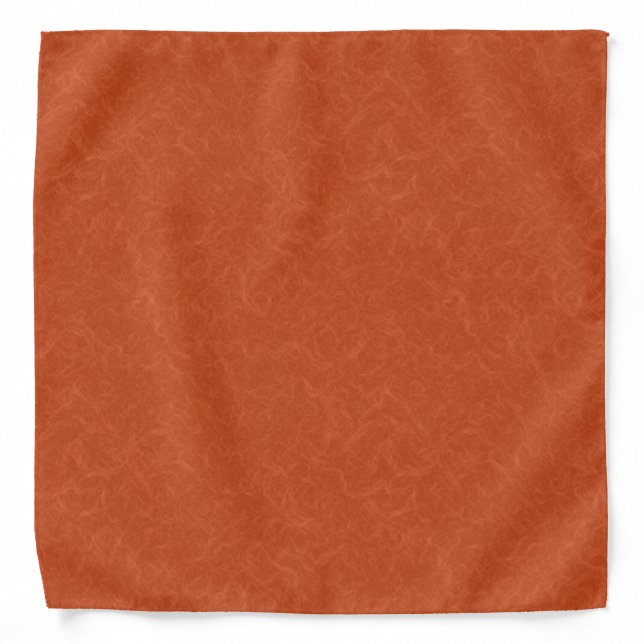 Orange textured surface with swirling pattern bandana (Front)