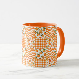 Orange Textures Mug