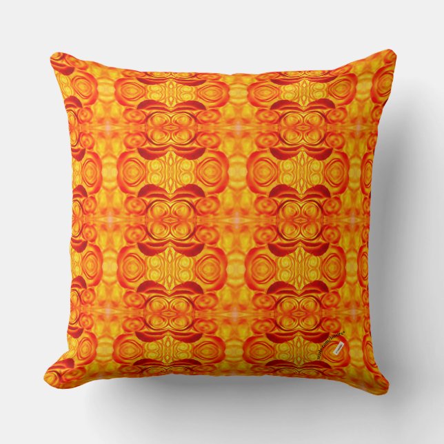 Orange Throw Pillow (Front)