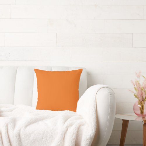 Orange Throw Pillow