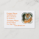 Orange Tiger Business Card