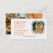 Orange Tiger Business Card (Front/Back)