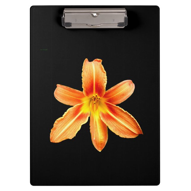 Orange Tiger Lily Clipboard