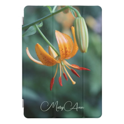 Orange Tiger Lily Flower Photograph iPad case