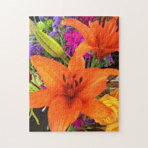 Orange Tiger Lily Puzzle