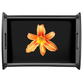 Orange Tiger Lily Serving Tray