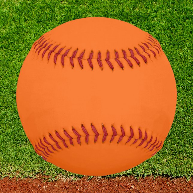 Orange Tiger Solid Color Baseball (Creator Uploaded)