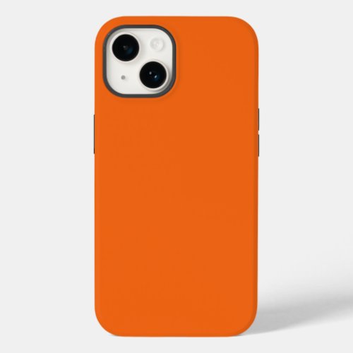 Orange Tiger Solid Color Case_Mate iPhone 14 Case