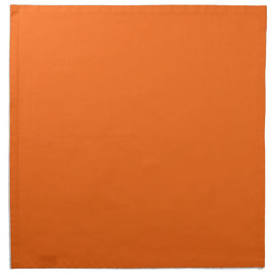 Orange Tiger Solid Color Cloth Napkin