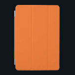 Orange Tiger Solid Color iPad Mini Cover<br><div class="desc">Orange Tiger Solid Color. This bold and energetic hue captures the spirit of vibrancy and excitement. It's an intense, almost electric orange with just the right amount of warmth and brightness. Its boldness makes it a standout color that is sure to capture attention. This dynamic hue works beautifully with a...</div>