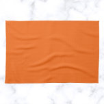 Orange Tiger Solid Color Kitchen Towel<br><div class="desc">Orange Tiger Solid Color</div>