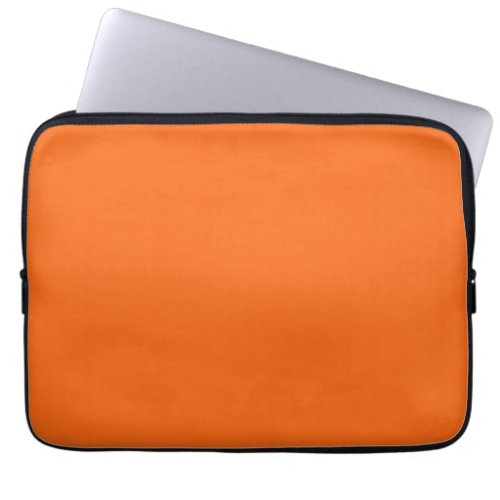 Orange Tiger Solid Color Laptop Sleeve