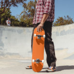 Orange Tiger Solid Color Skateboard<br><div class="desc">Orange Tiger Solid Color Modern Color.</div>