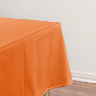 Orange Tiger Solid Color Tablecloth