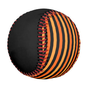 Orange Tiger Stripe on Baseball