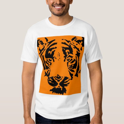 orange tiger T-Shirt | Zazzle