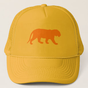 Orange Tiger Trucker Hat