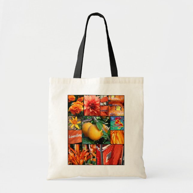 orange tote bag (Front)