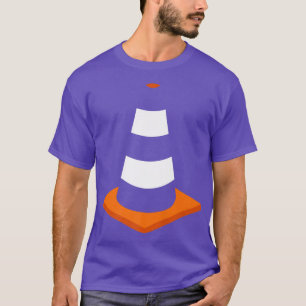 ORANGE TRAFFIC CONE COSTUME HALLOWEEN STREET ROAD T-Shirt