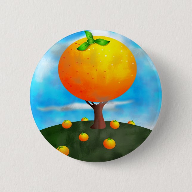Orange Tree Button (Front)