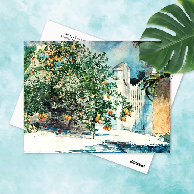 Orange Tree Gate Nassau Winslow Homer Postcard (Creator Uploaded)