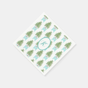 Orange tree Topiary Chinoiserie   Napkins