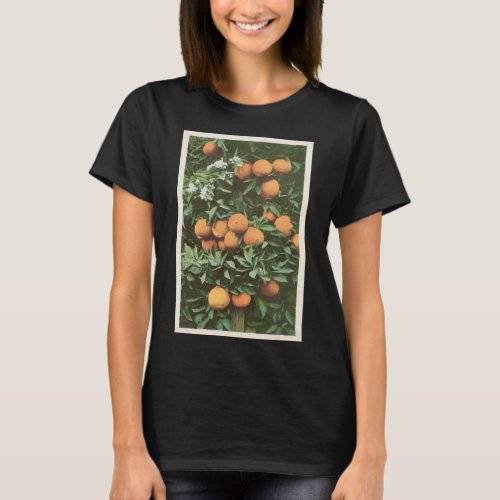 Orange Tree Vintage Photograph T_Shirt