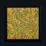 Orange Tree Vintage Wallpaper Pattern Art Nouveau Gift Box<br><div class="desc">Based on a 1905 wallpaper pattern by artist Walter Cranel called The Orange Tree, this orange and green artwork is an art nouveau graphic art design.</div>