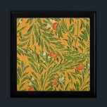 Orange Tree Vintage Wallpaper Pattern Art Nouveau Gift Box<br><div class="desc">Based on a 1905 wallpaper pattern by artist Walter Cranel called The Orange Tree, this orange and green artwork is an art nouveau graphic art design.</div>