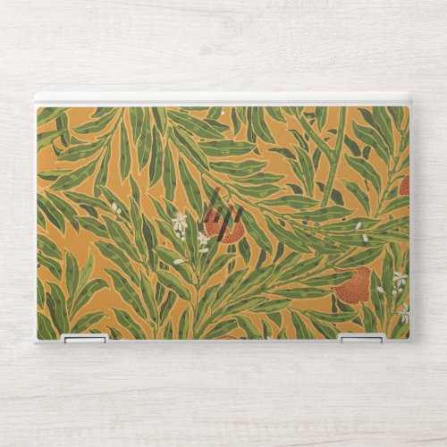 Orange Tree Vintage Wallpaper Pattern Art Nouveau HP Laptop Skin