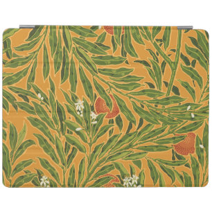 Orange Tree Vintage Wallpaper Pattern Art Nouveau iPad Smart Cover