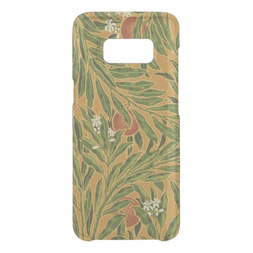 Orange Tree Vintage Wallpaper Pattern Art Nouveau Uncommon Samsung Galaxy S8 Case