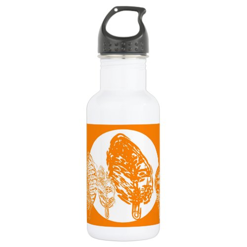 Orange Trees and Full Moon _ Water Bottle