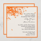Orange Trees & Birds Invitation (Front/Back)
