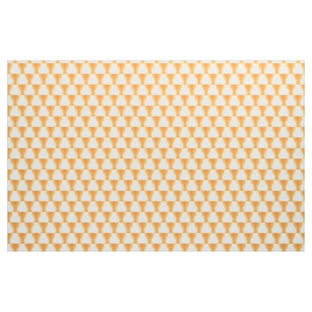Orange Triangular Pattern, Fabric (Yard)