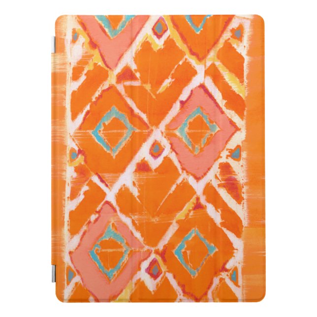 Orange Tribal II iPad Pro Cover (Front)