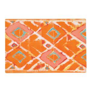 Orange Tribal II Placemat