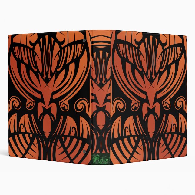 Orange Tribal School Binder (Background)