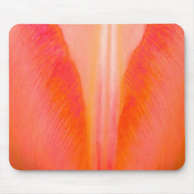 Orange Tulip Mouse Pad (Front)