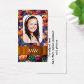 Orange tulip personalized photo (Desk)