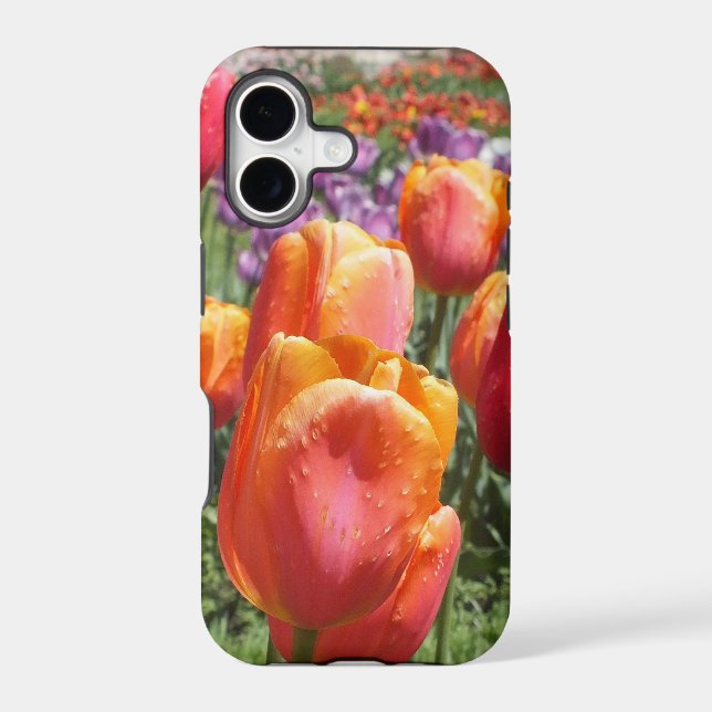 Orange Tulips iPhone 5 case (Back)