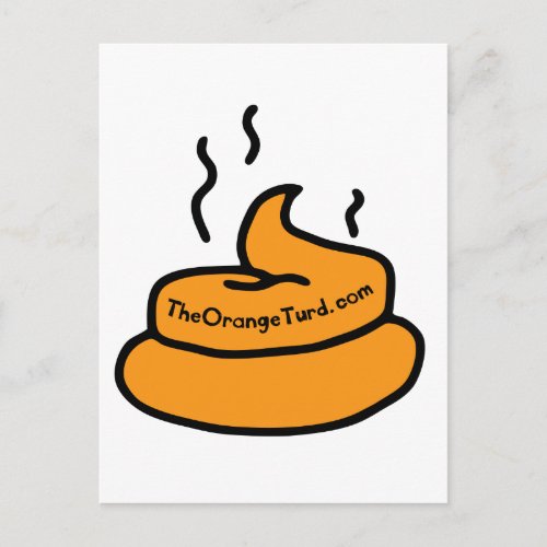 Orange Turd Postcard