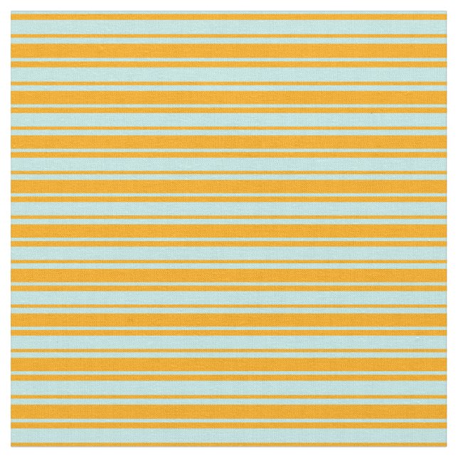 Orange & Turquoise Lines Pattern Fabric (Close Up)