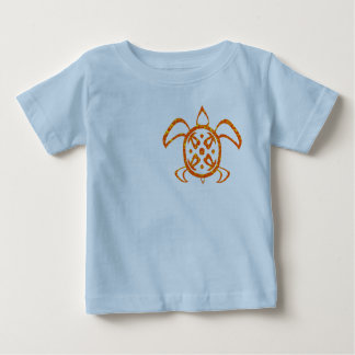 Orange Turtle 2-Sided Infant T-Shirt