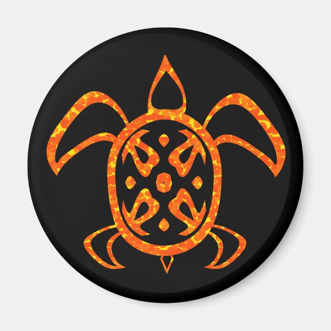 Orange Turtle Magnets (Front)