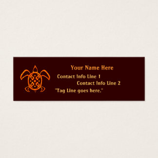 Orange Turtle Profile Card