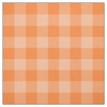 Orange Two-tone Gingham Pattern Fabric